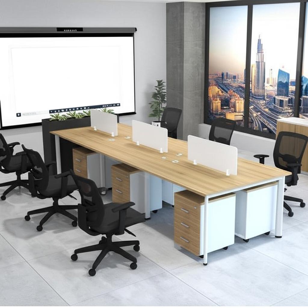 Cụm bàn 6 người chân Oval CB2336-T