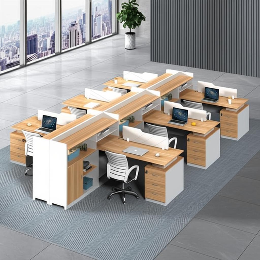Cụm bàn làm việc nhóm 4 người CB0924