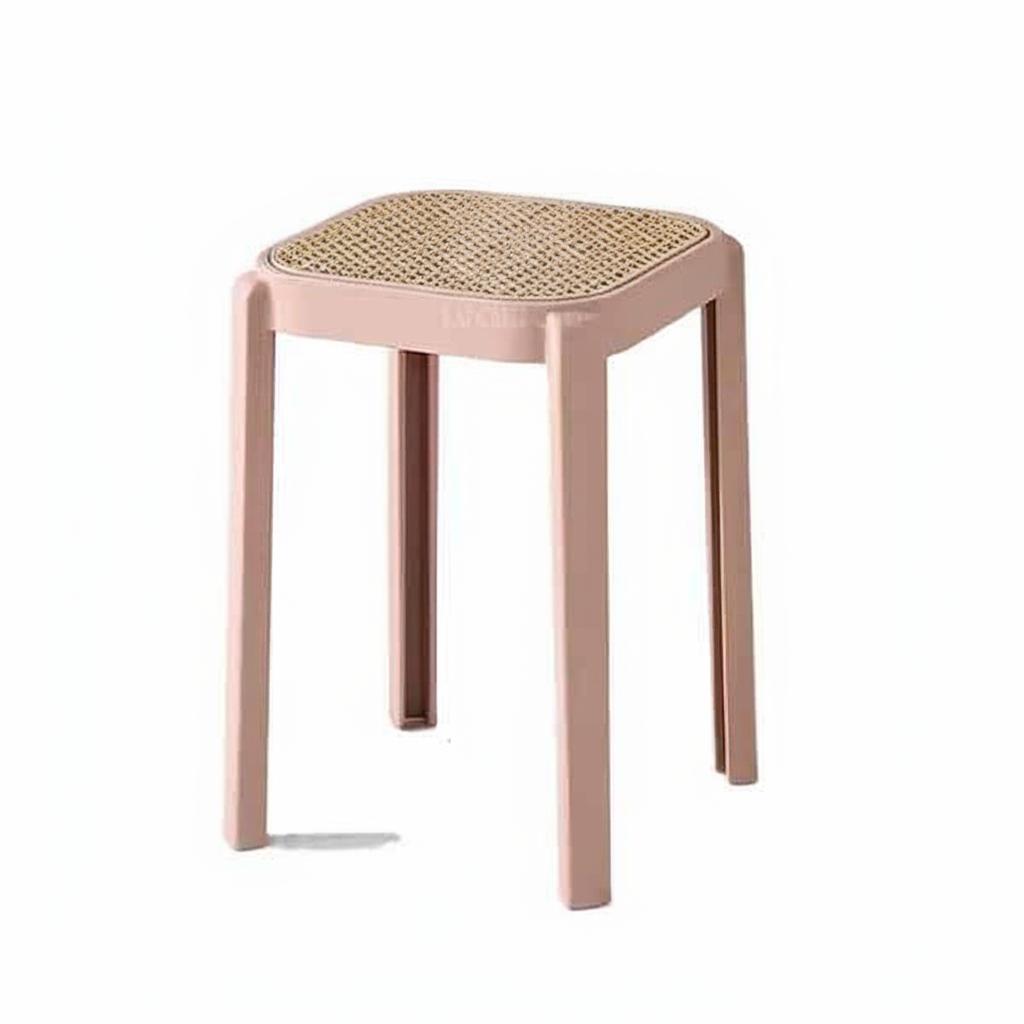 Ghế đôn mây GND08 Etovi - Thiết kế bo tròn an toàn