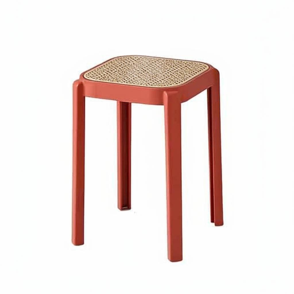 Ghế đôn mây GND08 Etovi - Khung gỗ sồi bền đẹp
