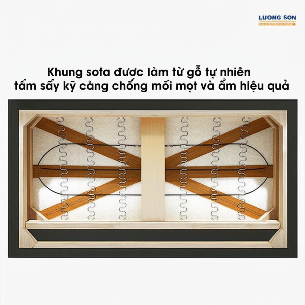 Sofa văng da cao cấp Etovi - Mã SFD41