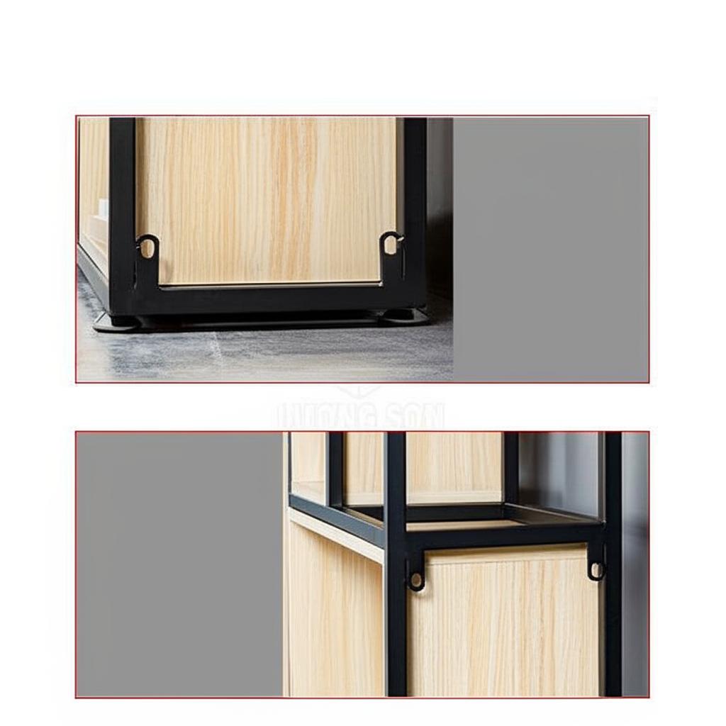 Khung sắt chắc chắn, thiết kế tinh tế