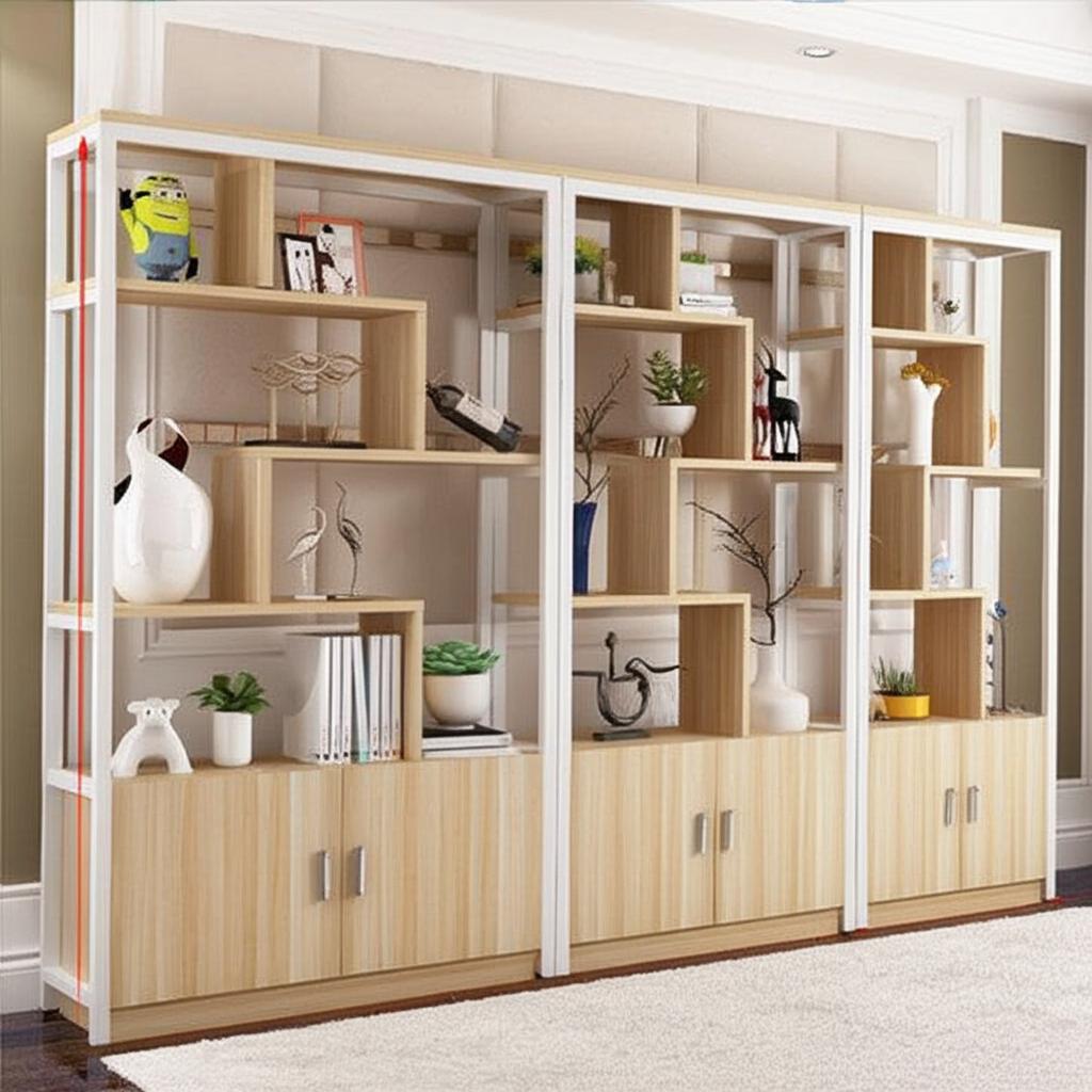Kích thước hệ tủ kệ KS30