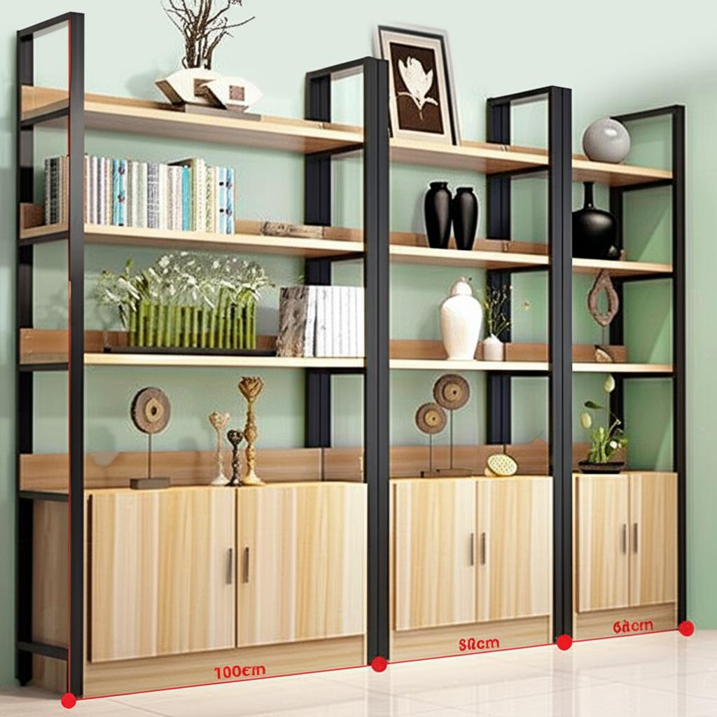 Kích thước tủ kệ trang trí đa năng KS31