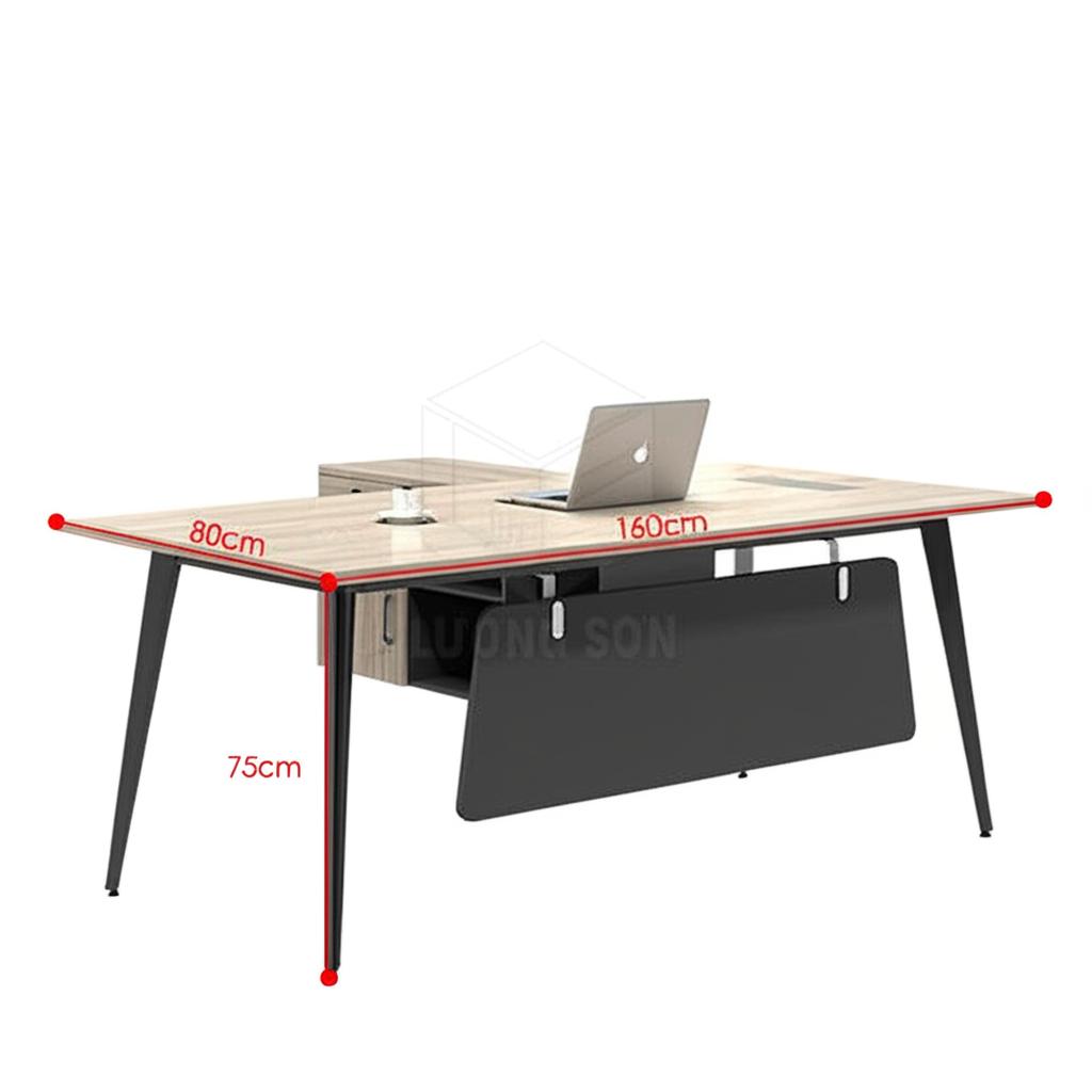 Kích thước bàn giám đốc IMA 1m6 BGD68-D