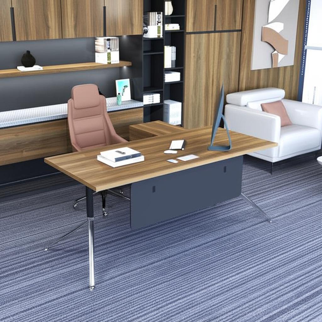 Kích thước bàn giám đốc chân Iris BGD67N