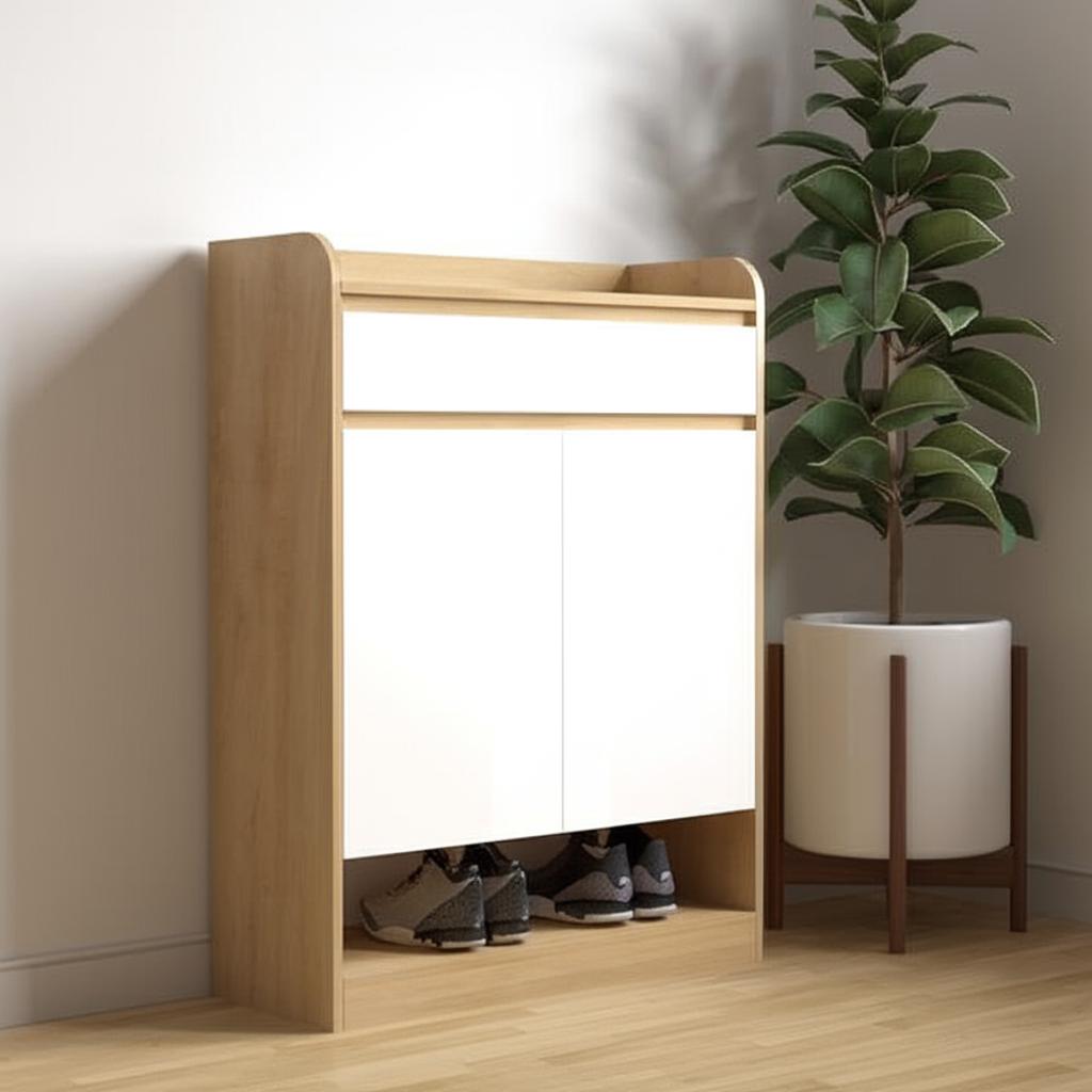 Kích thước tủ giày Kochan 80cm viền vàng TG25