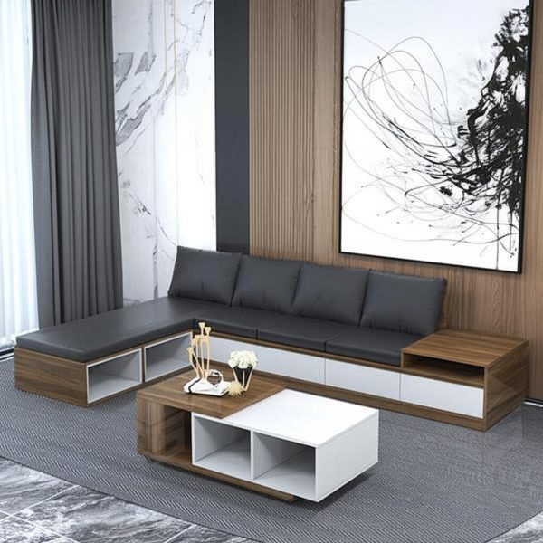 Bộ sofa gỗ MDF hiện đại SFG34-N