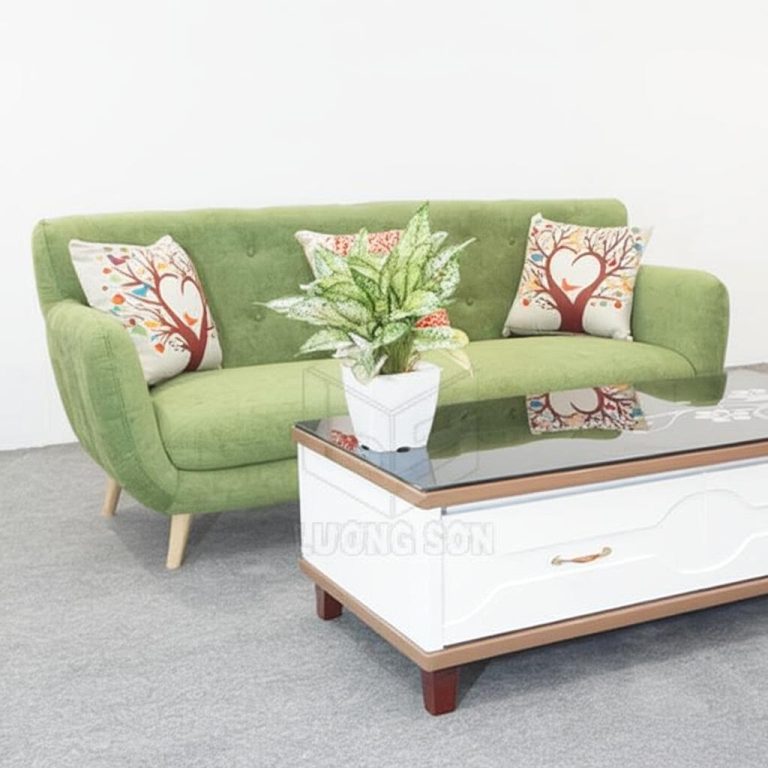 md sofa vang 1m6 mau xanh la 1