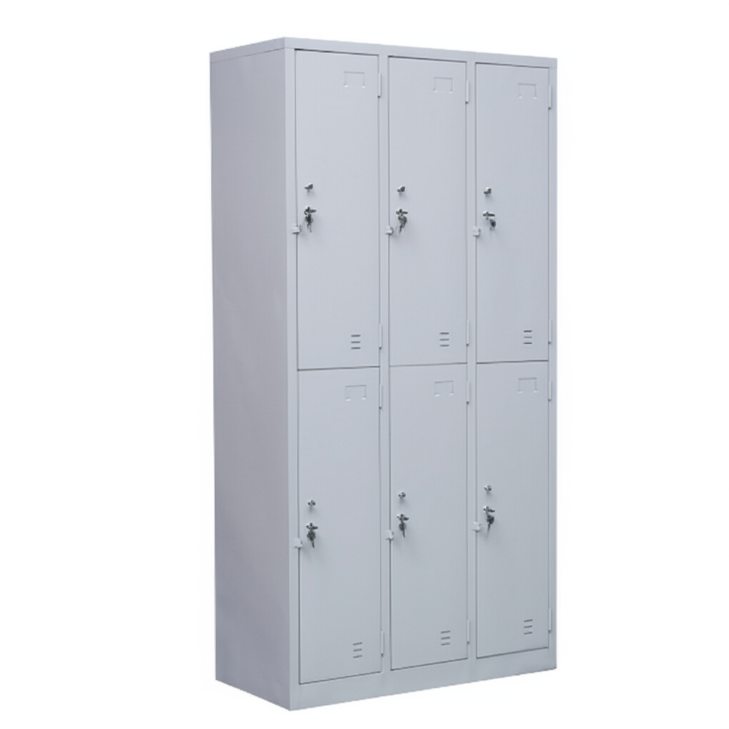 Tủ sắt để đồ 6 cánh QA6