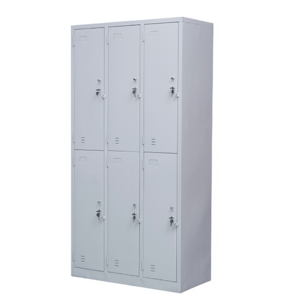 Tủ sắt để đồ 6 cánh QA6