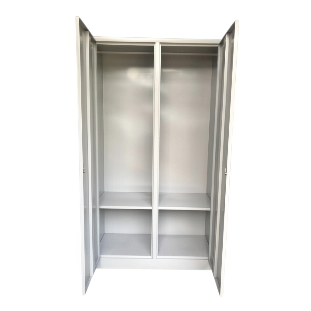 Tủ sắt đựng quần áo 2 buồng TS02QA