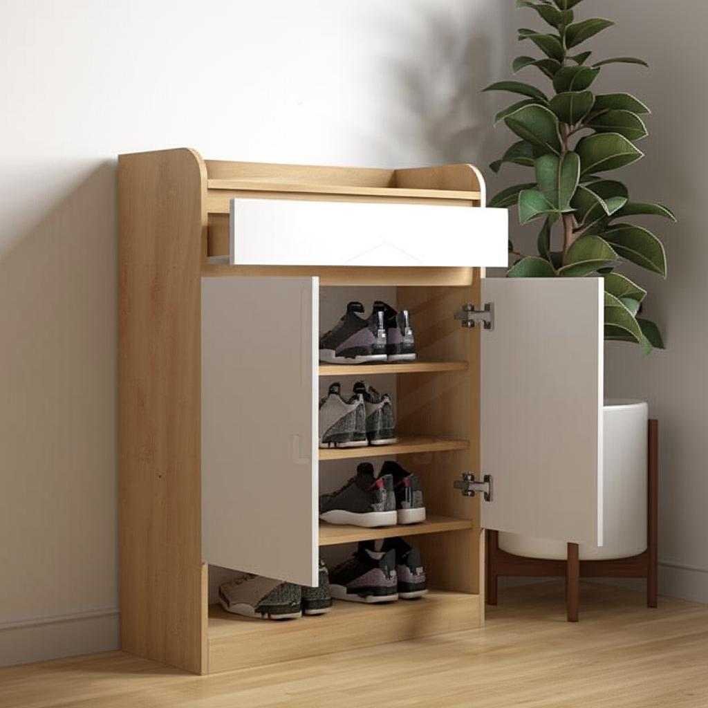 Tủ giày Kochan 80cm viền vàng TG25
