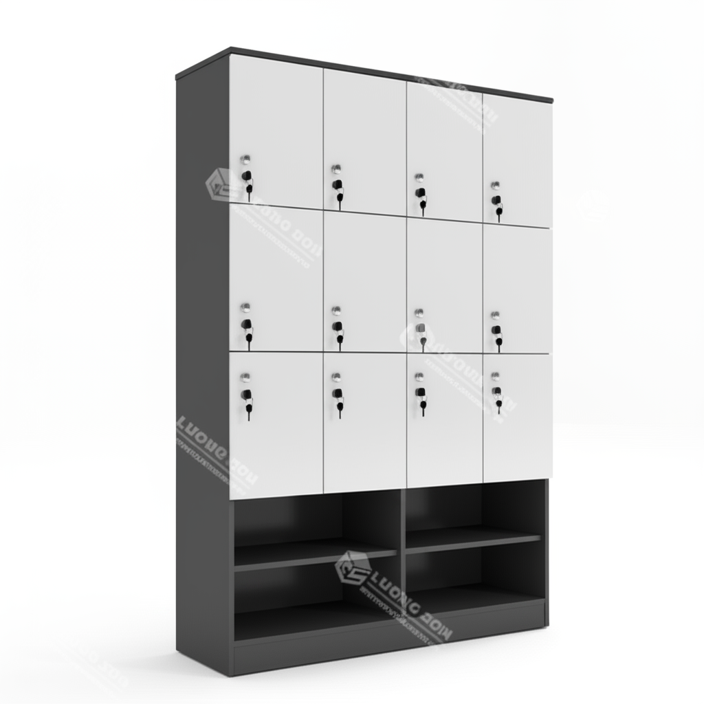 md tu locker go 12 ngan kem ke giay 1