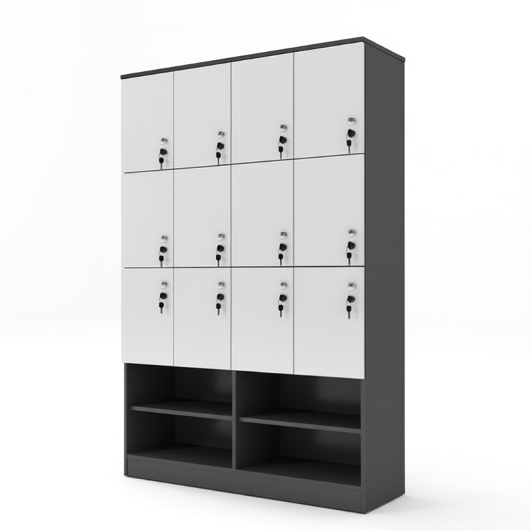 md tu locker go 12 ngan kem ke giay 2