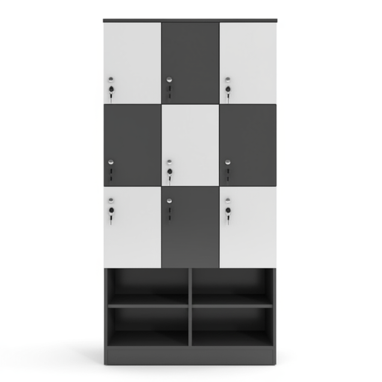 md tu locker go 9 ngan kem ke giay 1