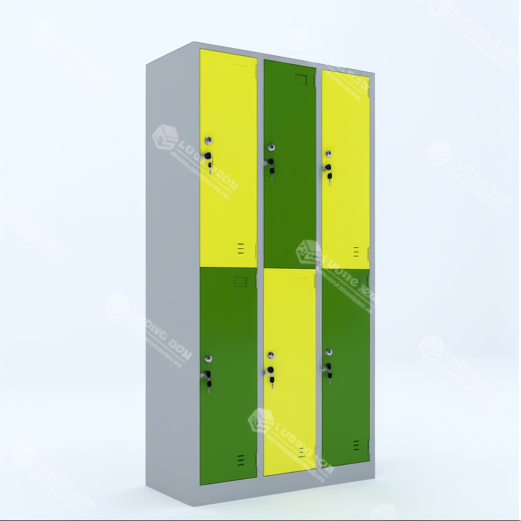 Tủ Sắt Để Đồ 6 Cánh Etovi QA6A